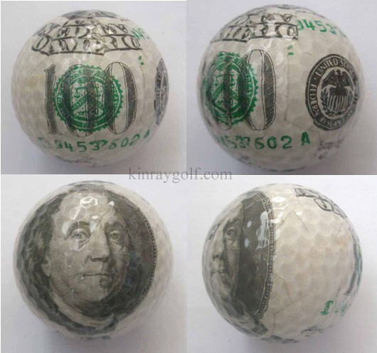 Currency Golf Ball