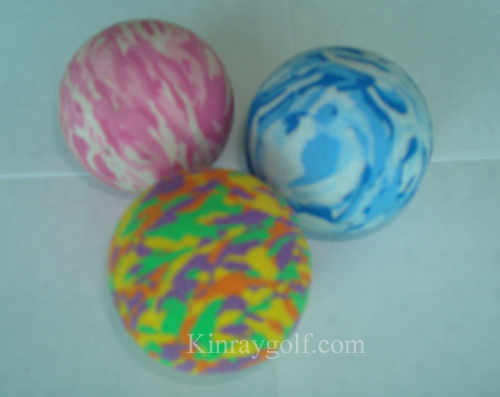 Camo PU golf ball