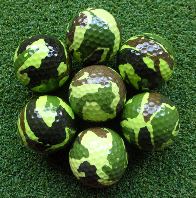 Camo  golf ball