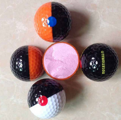 Putter training golf ball