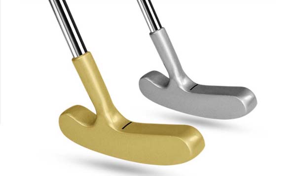 Zinc alloy two way putter